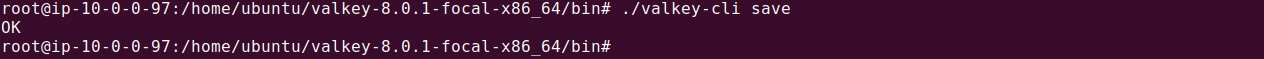 Valkey tutorial terminal screenshot