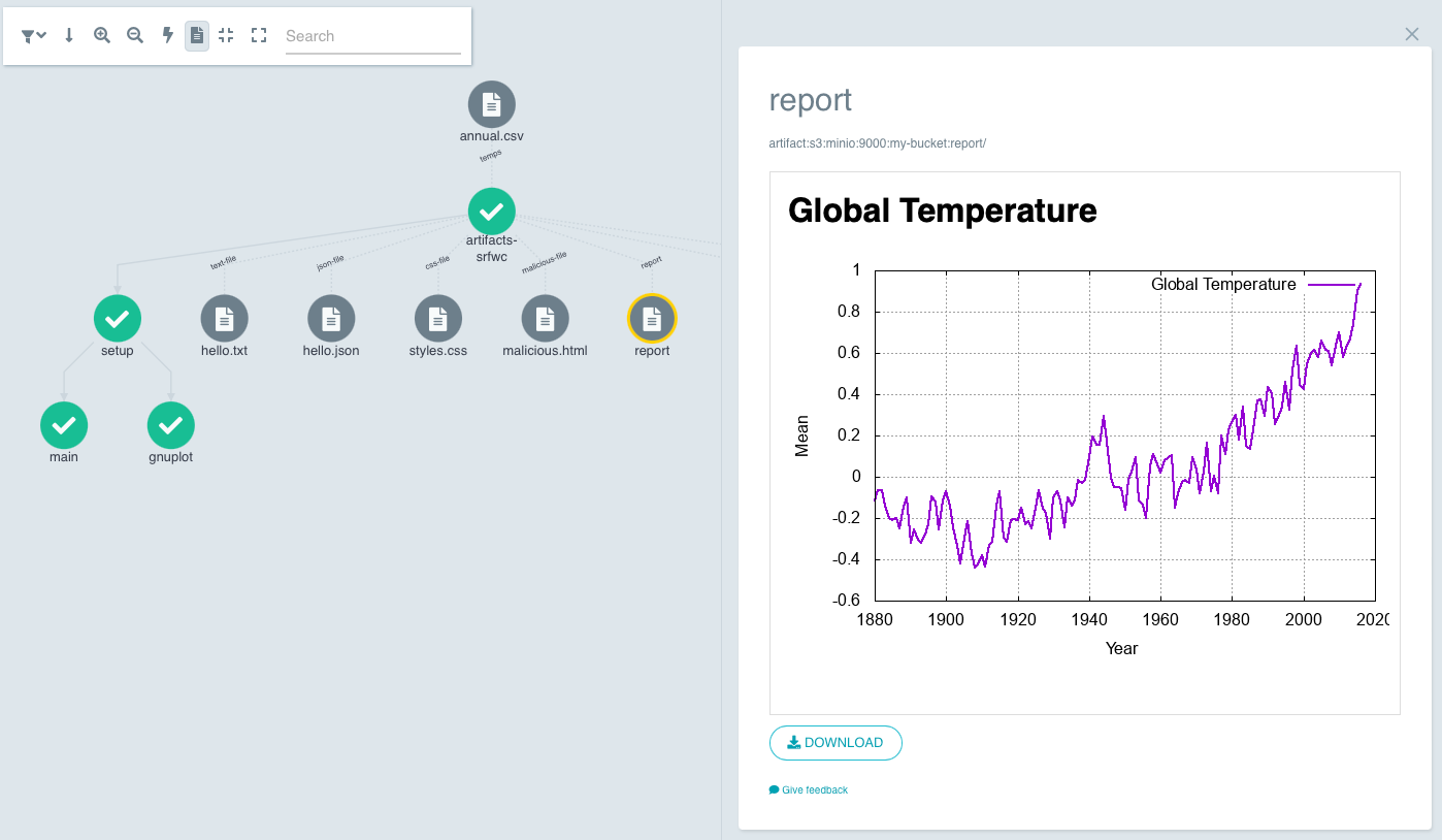 Argo Workflows screenshot